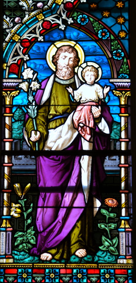 Saint Joseph Stain Glass Window